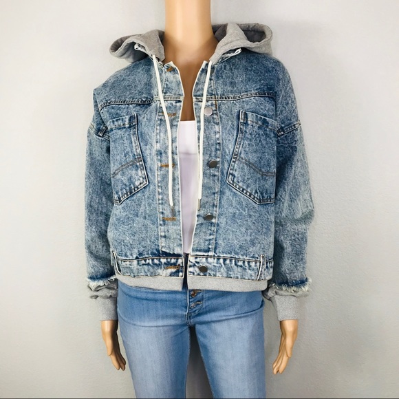 Dance Marvel Sweatshirt Hooded Denim 